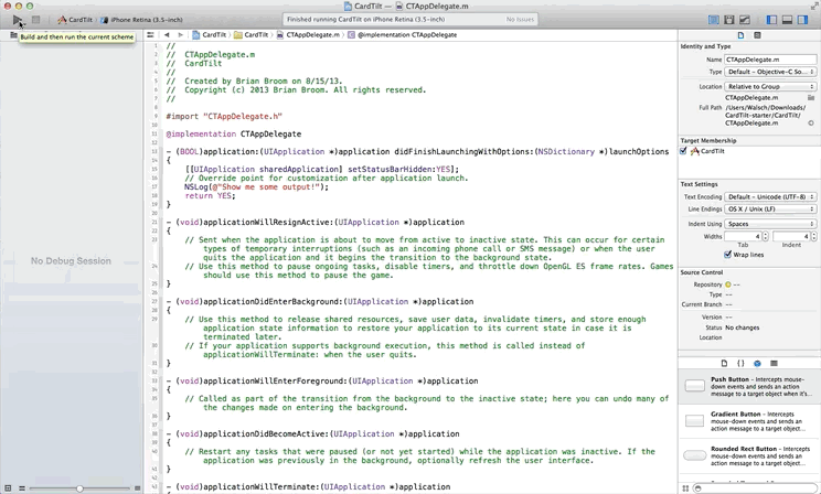 Xcode 按设置自动切换到单屏调试布局的演示动画